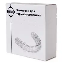 Ustom RDP-Q-08 - пластины для термоформования, квадрат, 127 x 127 x 0,75 мм, 40 шт